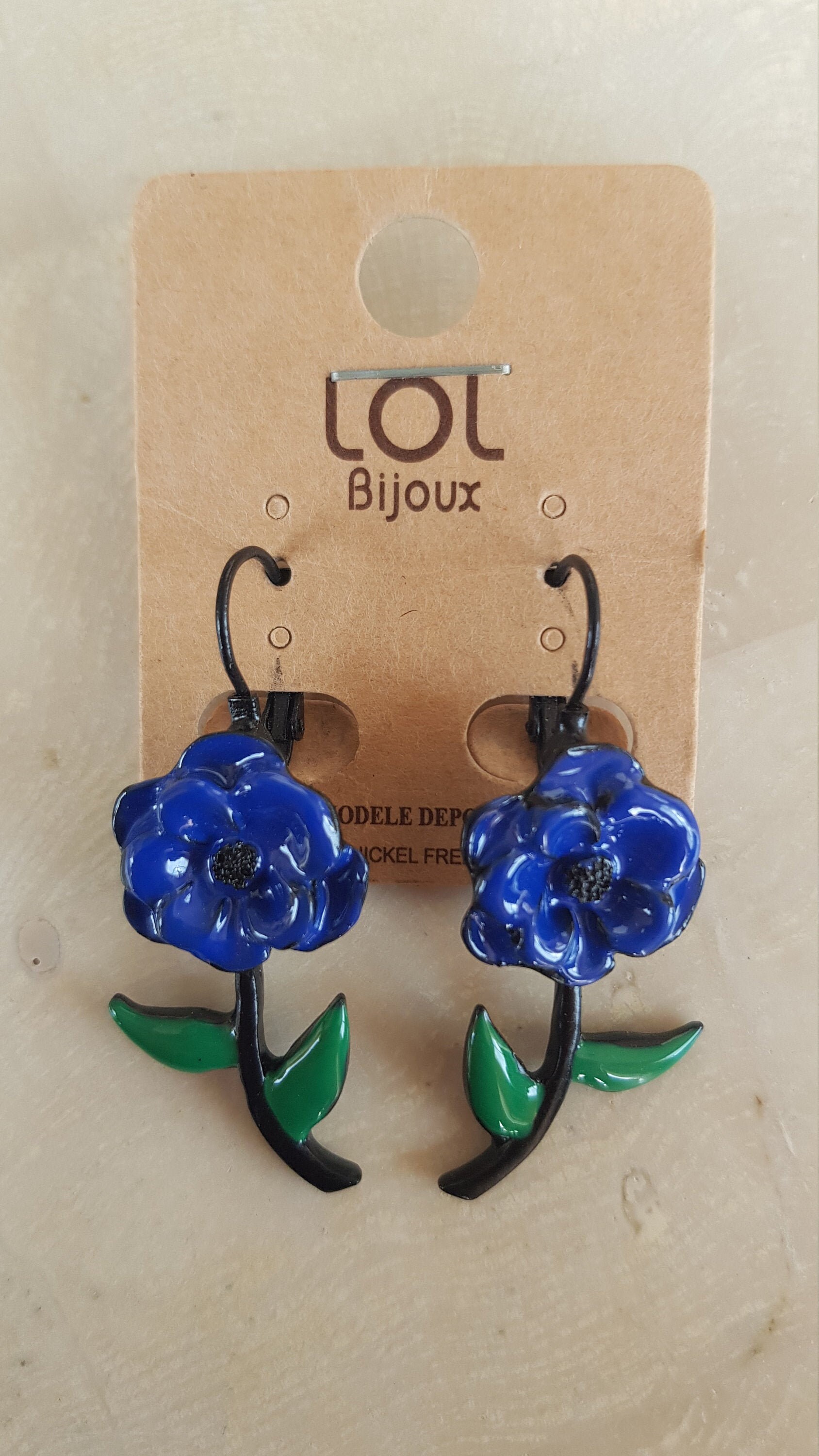 Blaue Blumenohrringe Von Lol Jewelry Blaue Blumenohrringe Von Lol Jewelry von CreasFimoCindy