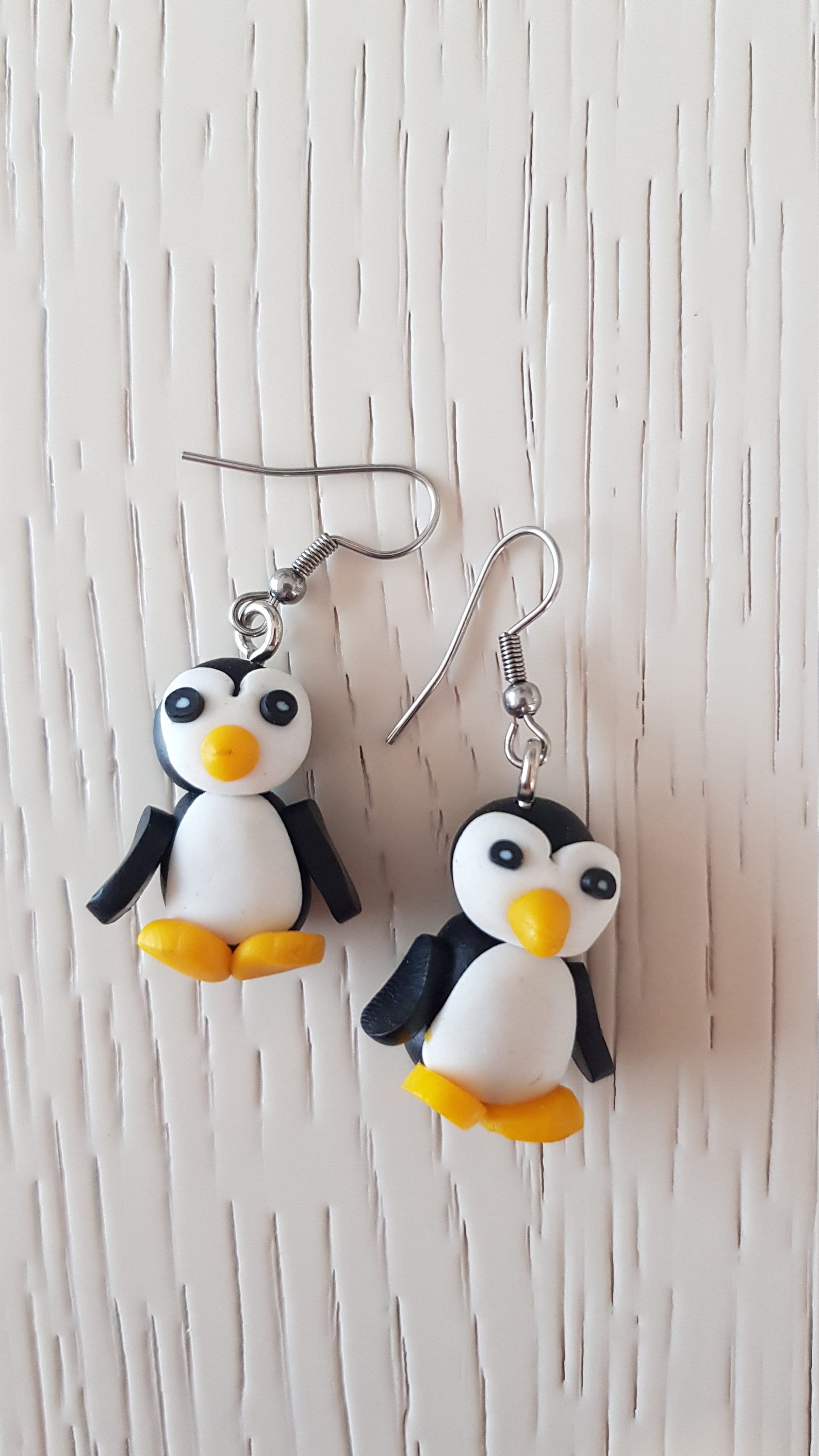Fimo-Pinguin-Ohrringe Fimo-Pinguin-Ohrringe von CreasFimoCindy
