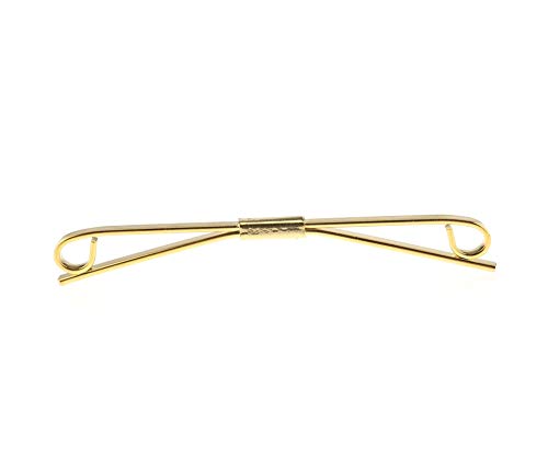 Create idea Stilvolle Männer Krawatte Hemd Pin Tie 6 cm Kragen Bar Clip Verschluss Gold Style C von Create idea