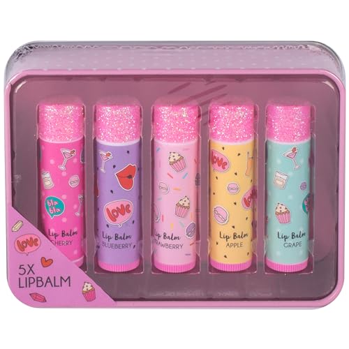 Create it! - 84528A - Kinder Lippenbalsam mit Duft - 5 Stück von Create It!