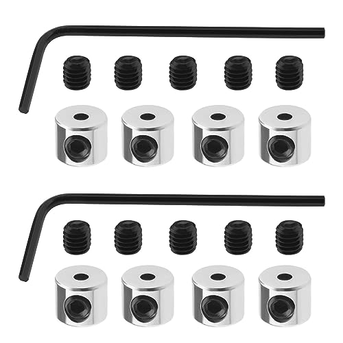 Create idea 20 Stück Ersatz-Badge-Schlösser 6 x 5 mm Verriegelungsverschluss Pin-Verschlüsse mit 2 Schraubenschlüsseln für Insignia-Abzeichen, Namensschild, Brosche, silber, 6x5mm von Create idea