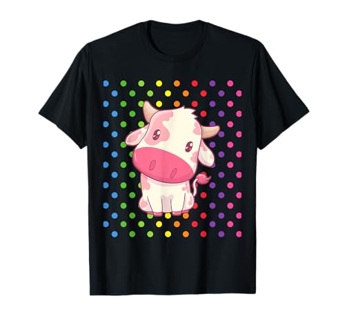Niedliche Kuh-Geschenke Kawaii-Kuh-Sachen für Mädchen, bezauberndes Kuh-Geschenk T-Shirt Niedliche Kuh-Geschenke Kawaii-Kuh-Sachen für Mädchen, bezauberndes Kuh-Geschenk T-Shirt von Created By Bella