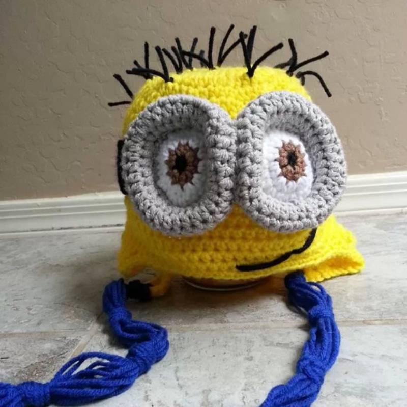 Gehäkelte Minion Mütze von CreatedWithaHook