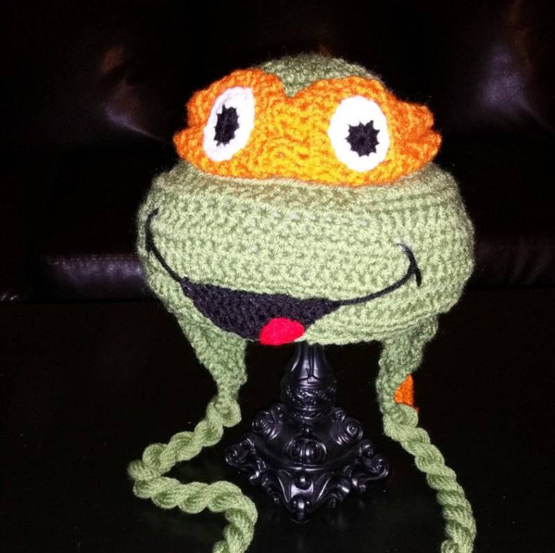 Ninja Schildkröte Hut von CreatedWithaHook