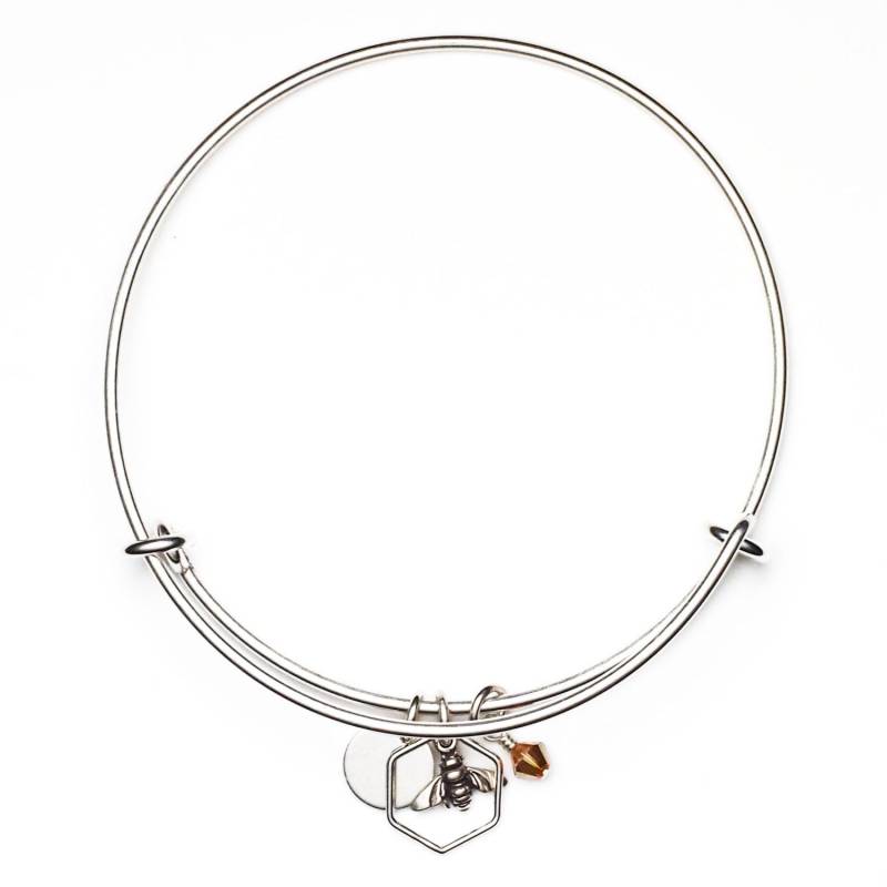 Süß Wie Honig Sterling Silber Armreif von CreatingUnkamen