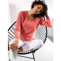 Witt Weiden Damen Kaschmir-Pullover koralle-meliert von CREATION L PREMIUM