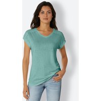 Witt Damen Leinen-Viskose-Shirt, salbei von CREATION L PREMIUM