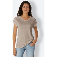 Witt Weiden Damen Leinen-Viskose-Shirt sesam von CREATION L PREMIUM