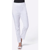 Witt Weiden Damen Lyocell-Hose weiß von CREATION L PREMIUM