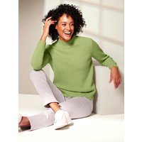 Witt Weiden Damen Merino-Kaschmir-Pullover kiwi-meliert von CREATION L PREMIUM