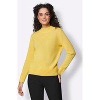 Witt Weiden Damen Merino-Kaschmir-Pullover zitrone-meliert von CREATION L PREMIUM