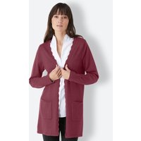 Witt Weiden Damen Merino-Seiden-Strickjacke bordeaux von CREATION L PREMIUM