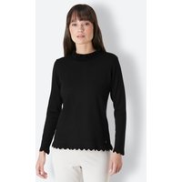 Witt Damen Viskose-Modal-Pullover, schwarz von CREATION L PREMIUM