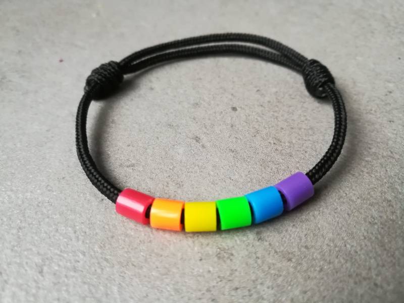 Regenbogen-Paracord-Armband von CreationBraceletcuir