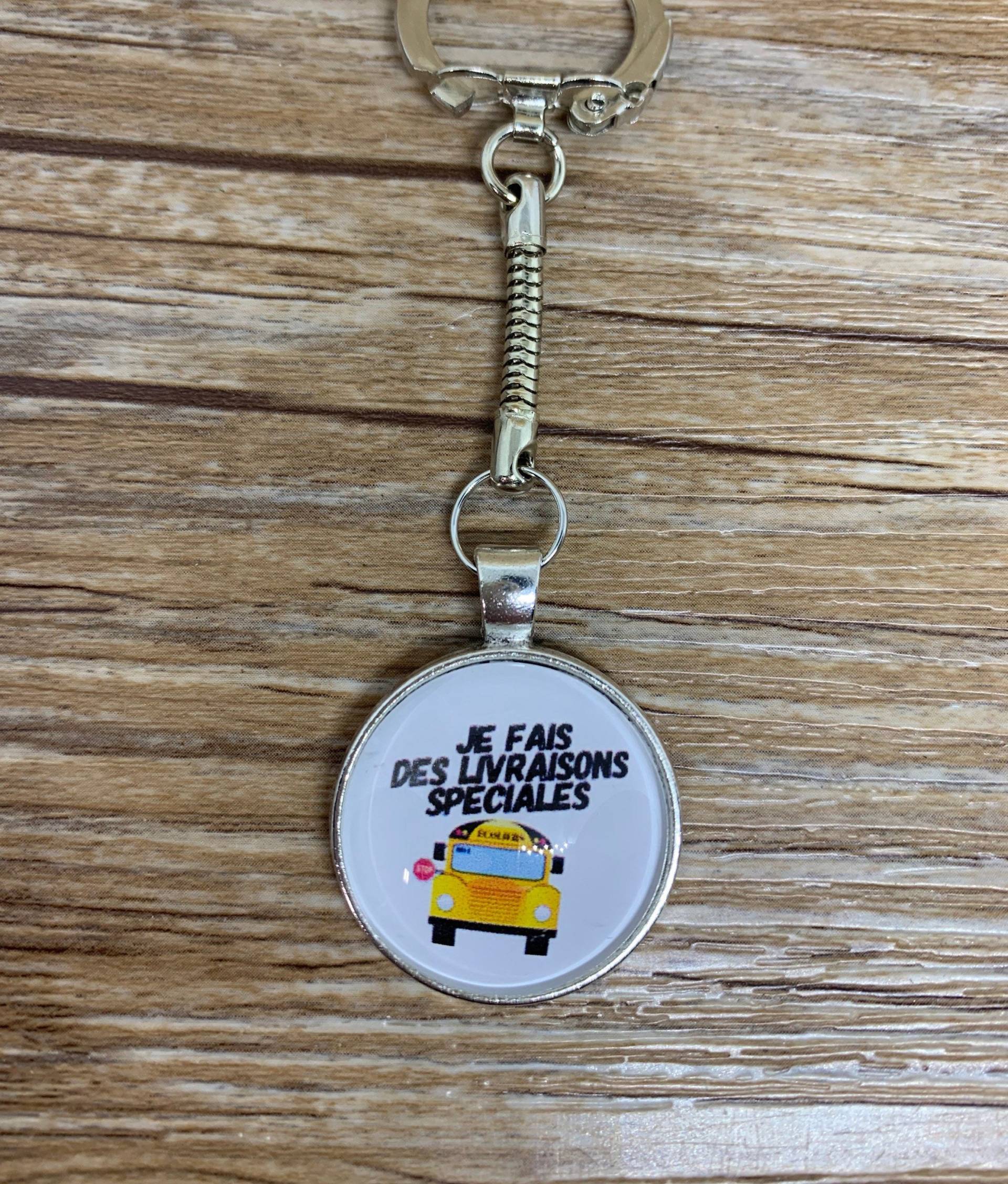 Schulbusfahrer Schlüsselanhänger Geschenk von CreationPetitBonheur