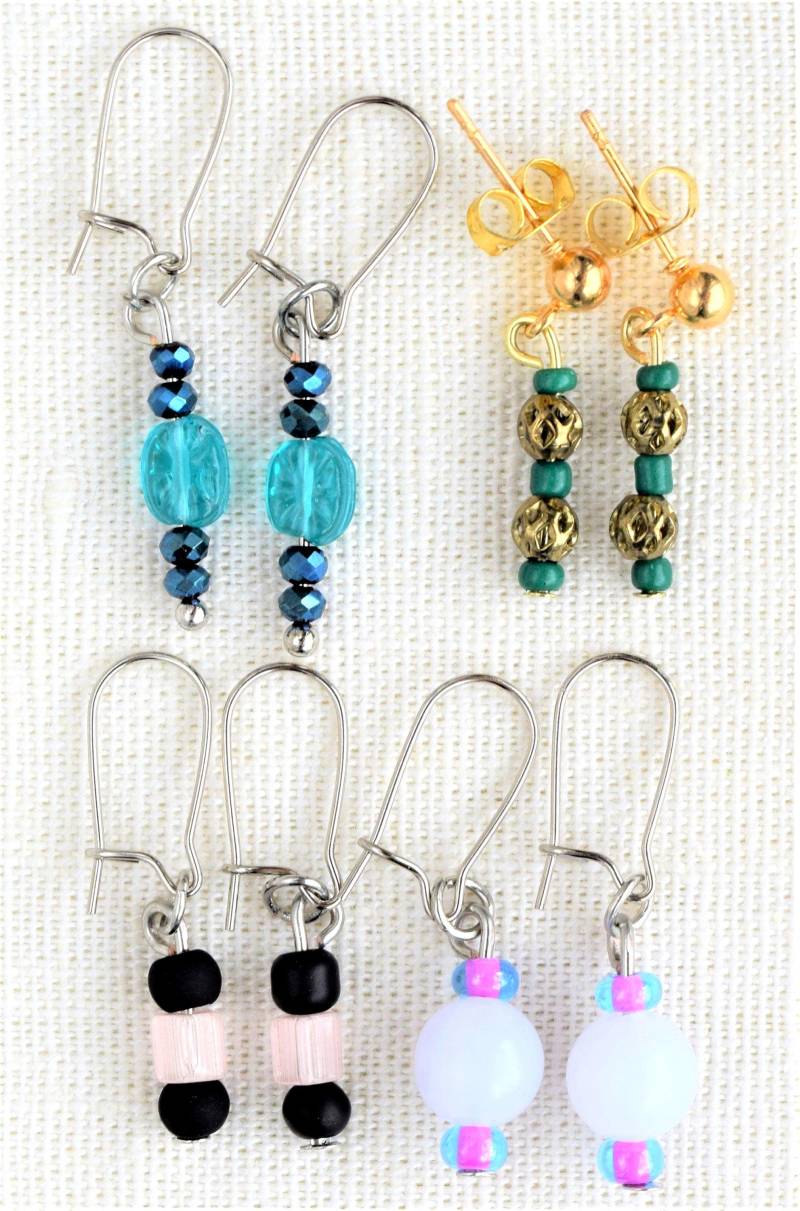 Handgemachte Perlen Ohrringe von CreationsByBronte