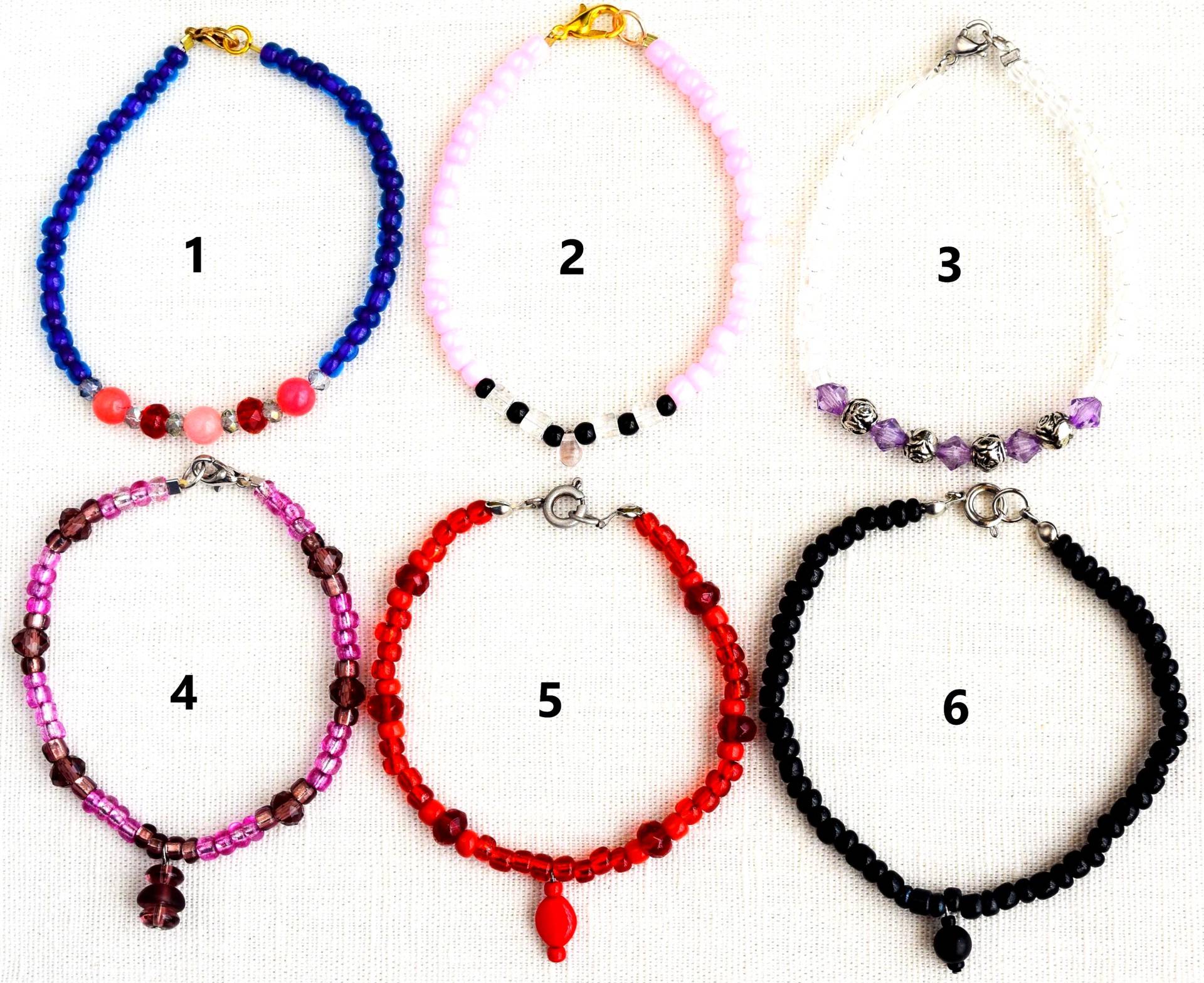 Perlen Armbänder Moderne Handarbeit von CreationsByBronte