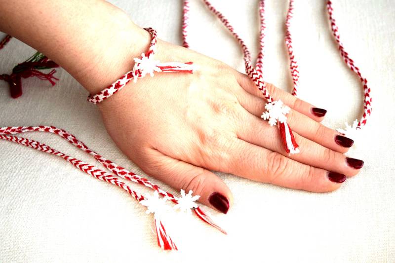 Weihnachten Schneeflocke Handgewebte Armbänder Oder Fußkettchen von CreationsByBronte