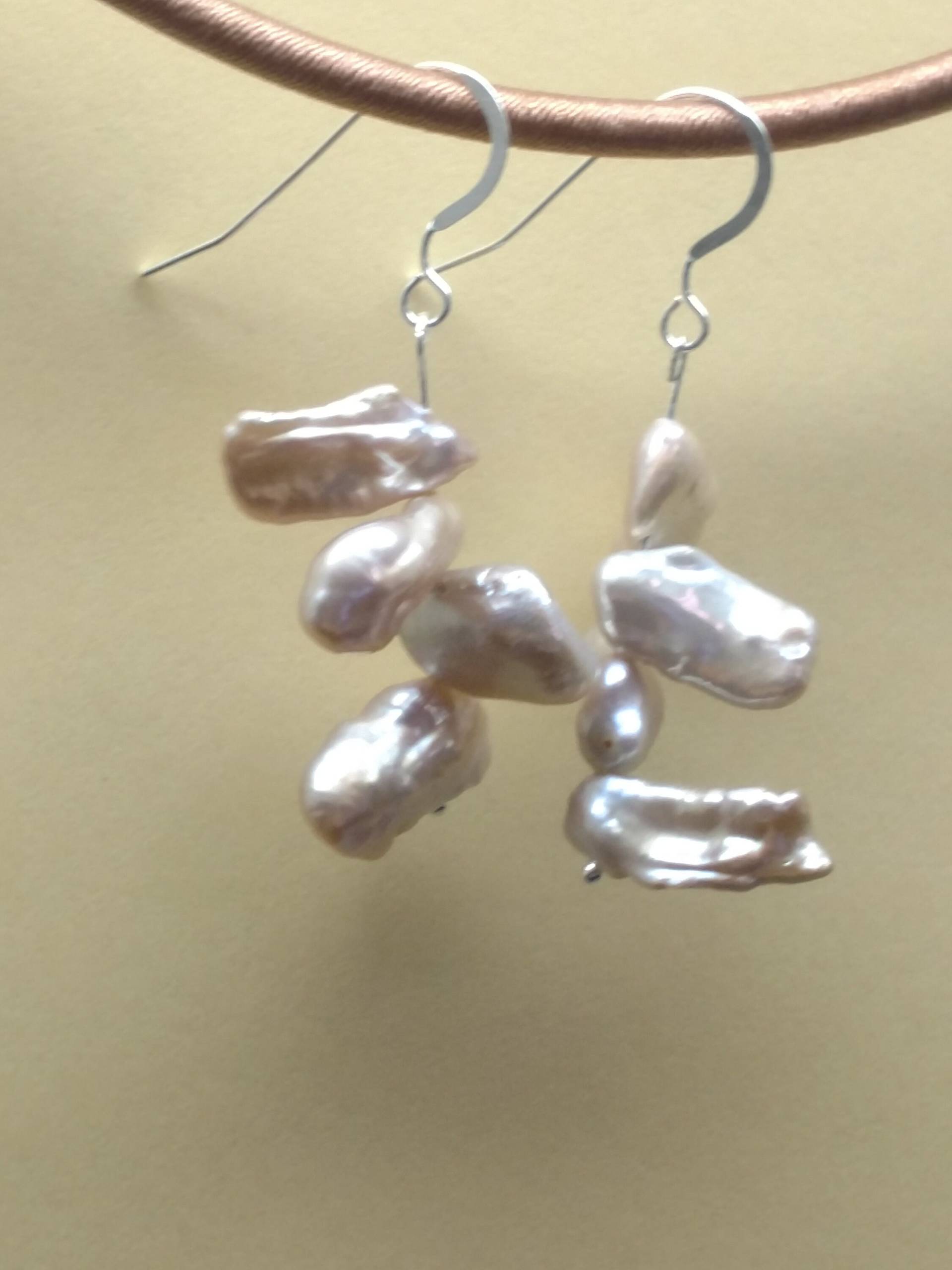 8 Pfirsich Perlen Und Sterling Silber Tropfen Ohrringe05 8 Pfirsich Perlen Und Sterling Silber Tropfen Ohrringe05 von CreationsByRandal