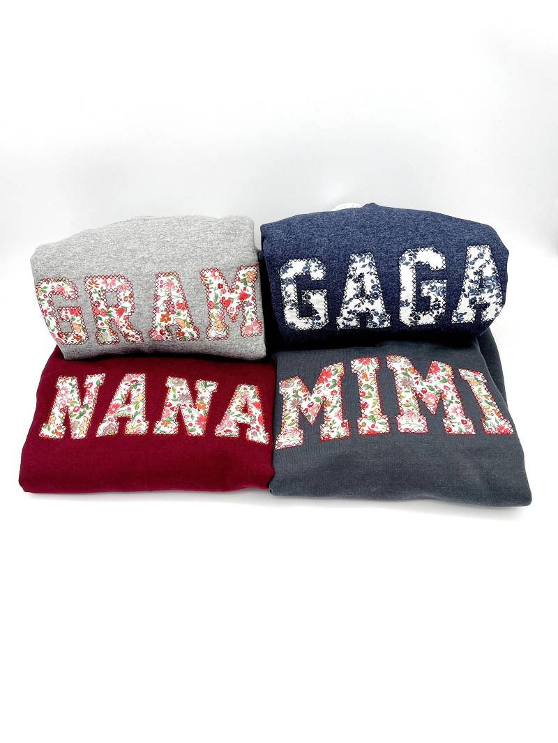 Personalisiertes Nana Sweatshirt Geschenk | Besticktes Damenbekleidung Braut Geburtstagsgeschenk Weihnachtsgeschenk von CreationsByWynns