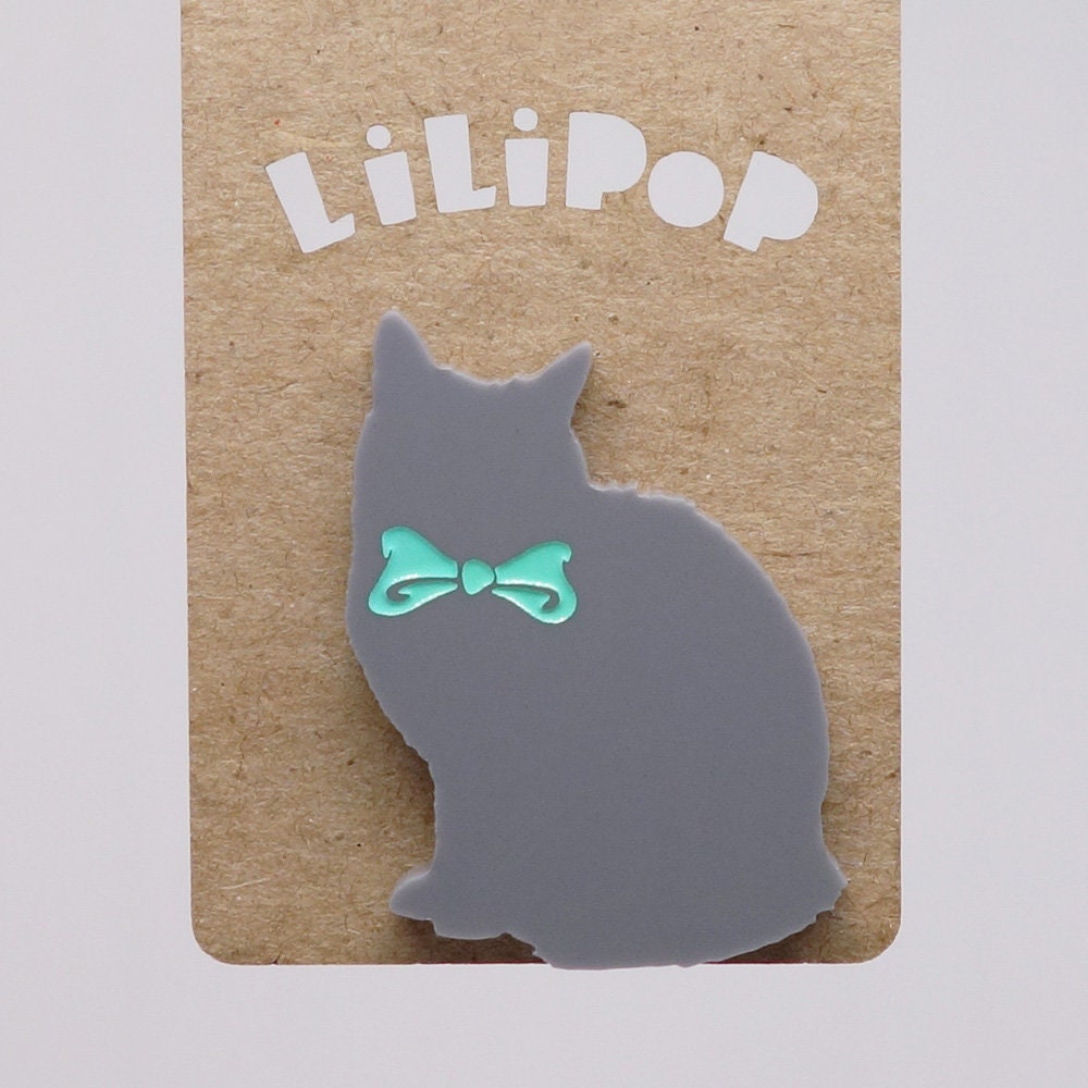 Loop | Lili0185 Kunststoff Wiederhergestellten Laser Lilipop Katze Pin von CreationsLilipop