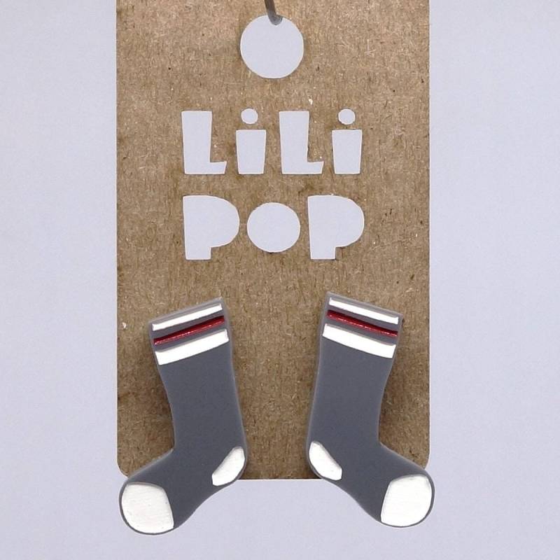 Ohrring Lili0363 Lilipop Lasergraue Winterwollstrümpfe Aus Kunststoff von CreationsLilipop