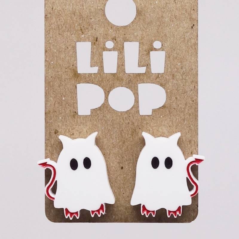 Ohrringe Lili0797 Halloween-Geist-Teufel-Kunststoff-Lilipop von CreationsLilipop
