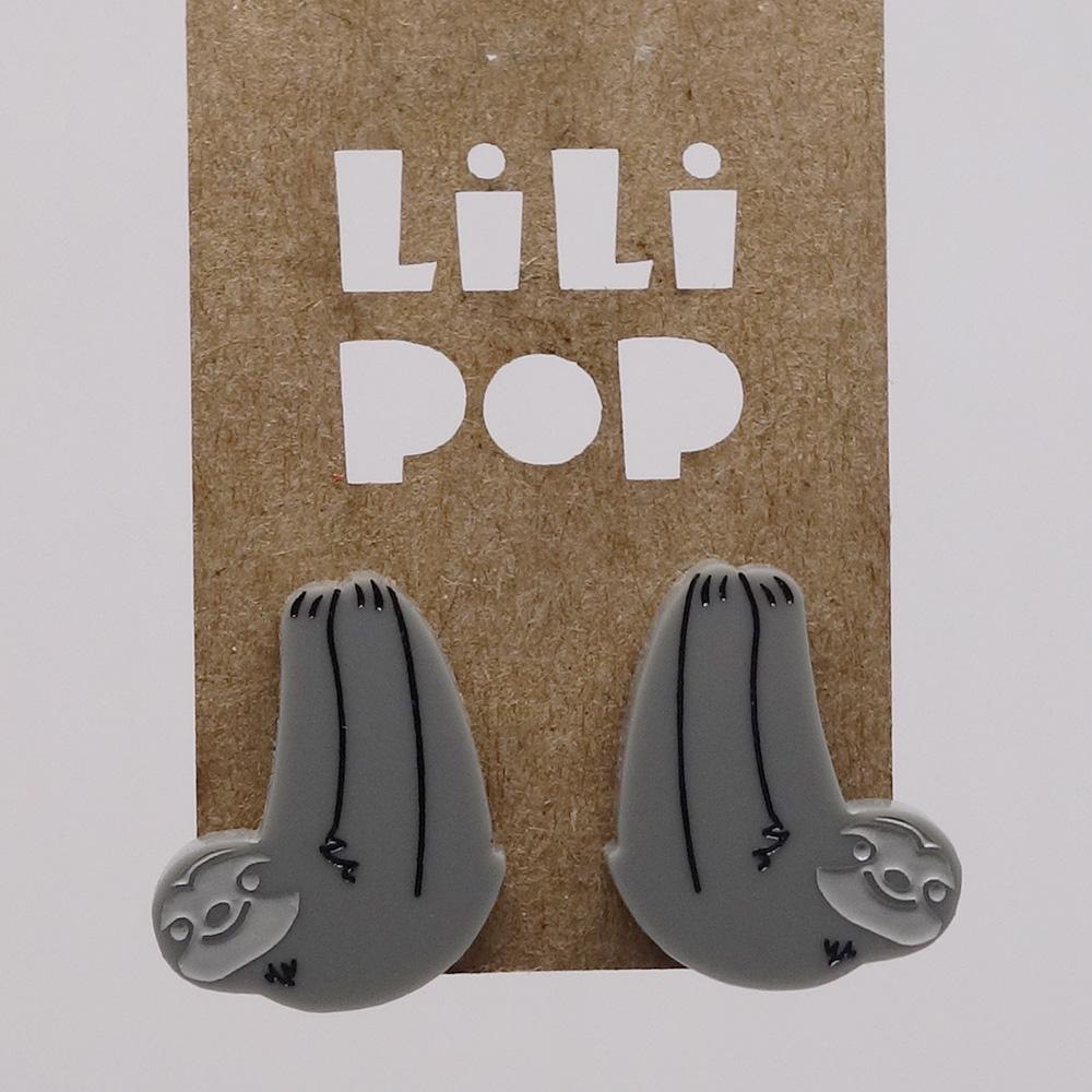 Ohrstecker „Faultier" | Lili0609 Aus Recyceltem Kunststoff von CreationsLilipop