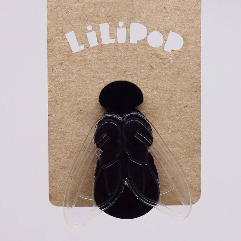 Pin Lili0350 Fliegen Kunststoff Schwarz Wiederhergestellten Freie Laser Lilipop von CreationsLilipop