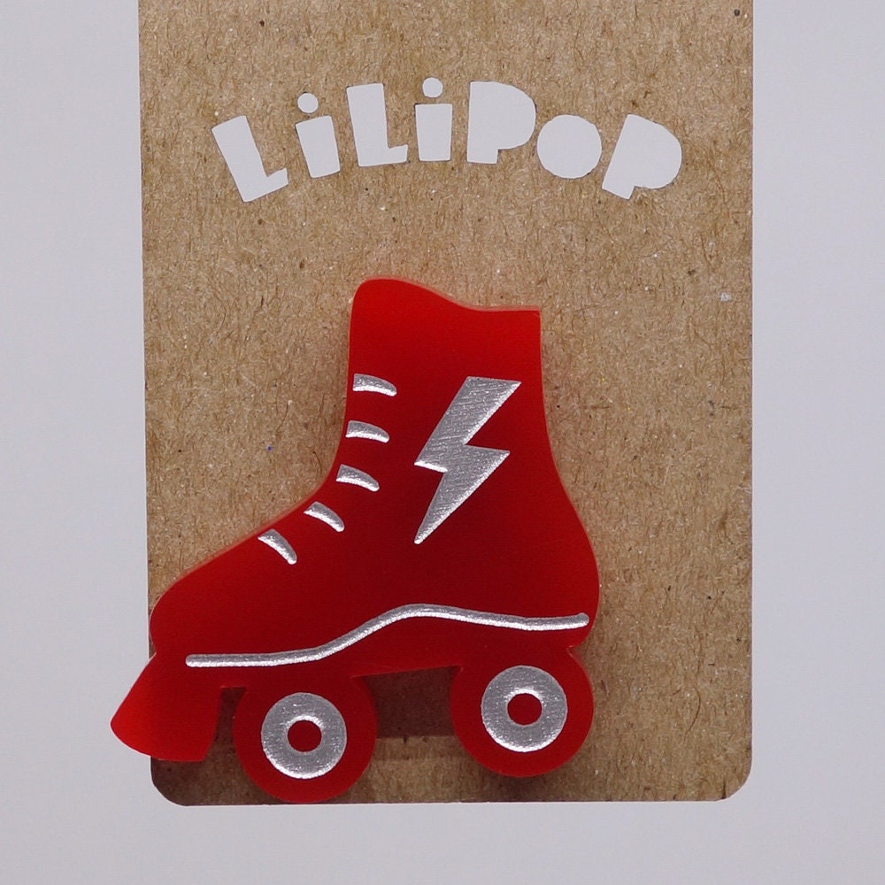 Pin Lili0758 Schlittschuhe Erholte Sich Kunststoff-Skateboard Rot Schwarz Laser Lilipop von CreationsLilipop