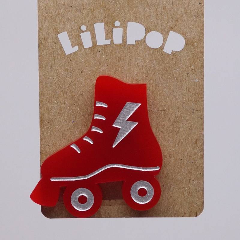 Pin Lili0758 Schlittschuhe Erholte Sich Kunststoff-Skateboard Rot Schwarz Laser Lilipop von CreationsLilipop