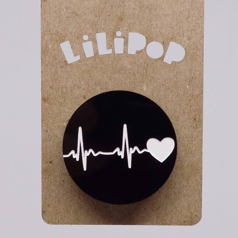 Pin Lili0760 Ekg Elektrokardiogramm Kunststoff Schwarz Laser Lilipop von CreationsLilipop