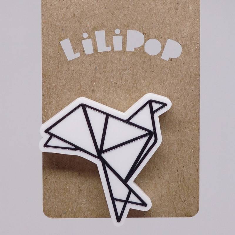 Pin Lili0764 Origami Weiße Laser Kunststoff Vogel Lilipop von CreationsLilipop