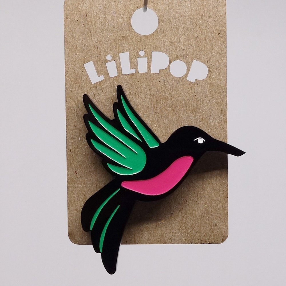 Pin Lili0810 Kolibri Rosa Lila Kunststoff Schwarz Laser Lilipop von CreationsLilipop