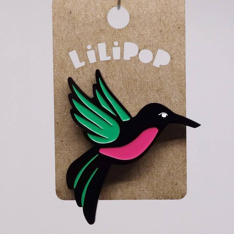 Pin Lili0810 Kolibri Rosa Lila Kunststoff Schwarz Laser Lilipop von CreationsLilipop