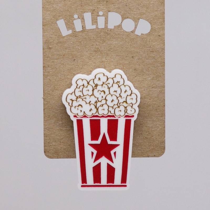 Popcorn | Lili0781 Wiederhergestellten Kunststofffolie Laser Lilipop Pin von CreationsLilipop