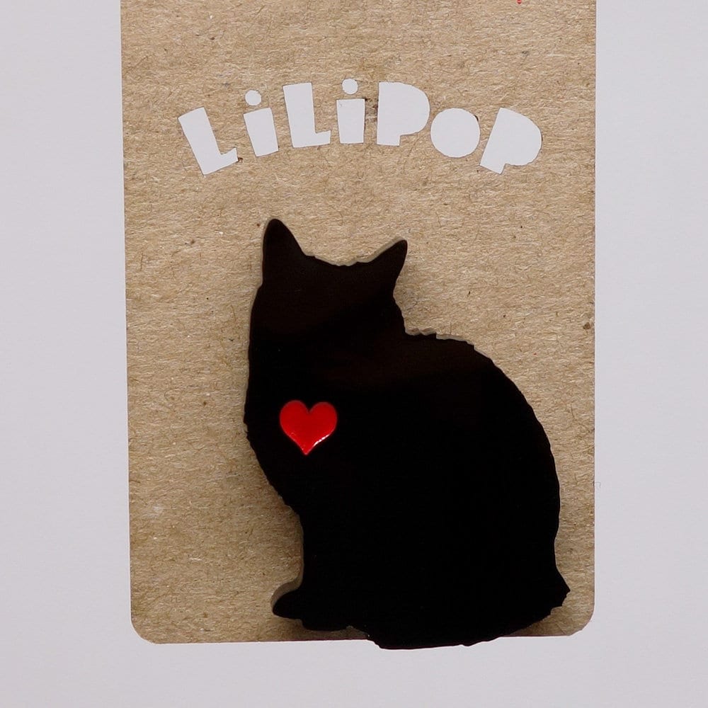 Roten Pin Katze Herz | Lili0184 Kunststoff Wiederhergestellten Laser Lilipop von CreationsLilipop