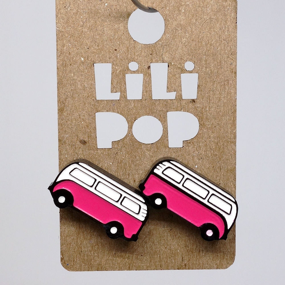 Westfalia Lili0579 Ohrstecker Aus Recyceltem Kunststoff, Lilipop-Laserschnitt von CreationsLilipop