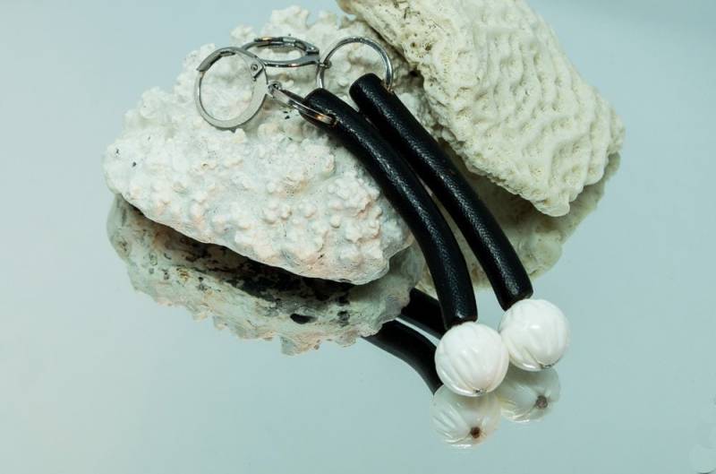 Koralle Ohrring Koralle Ohrring von CreationsSoperle