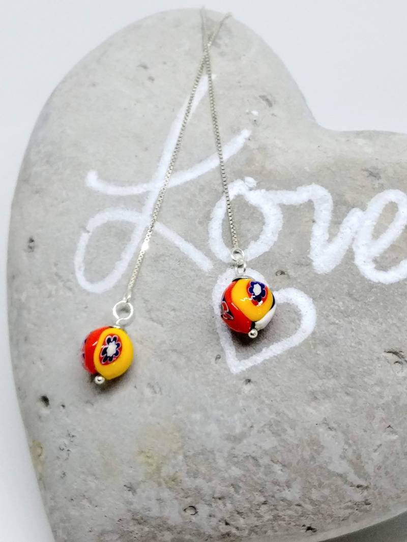 Silber 925 Ohrstecker Mit Antiken Murano Perle Silber 925 Ohrstecker Mit Antiken Murano Perle von CreationsSoperle