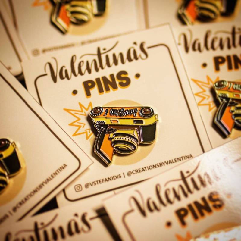 Oh, Verdammt Kamera Emaille Pin Oh, Verdammt Kamera Emaille Pin von CreationsbyValentina
