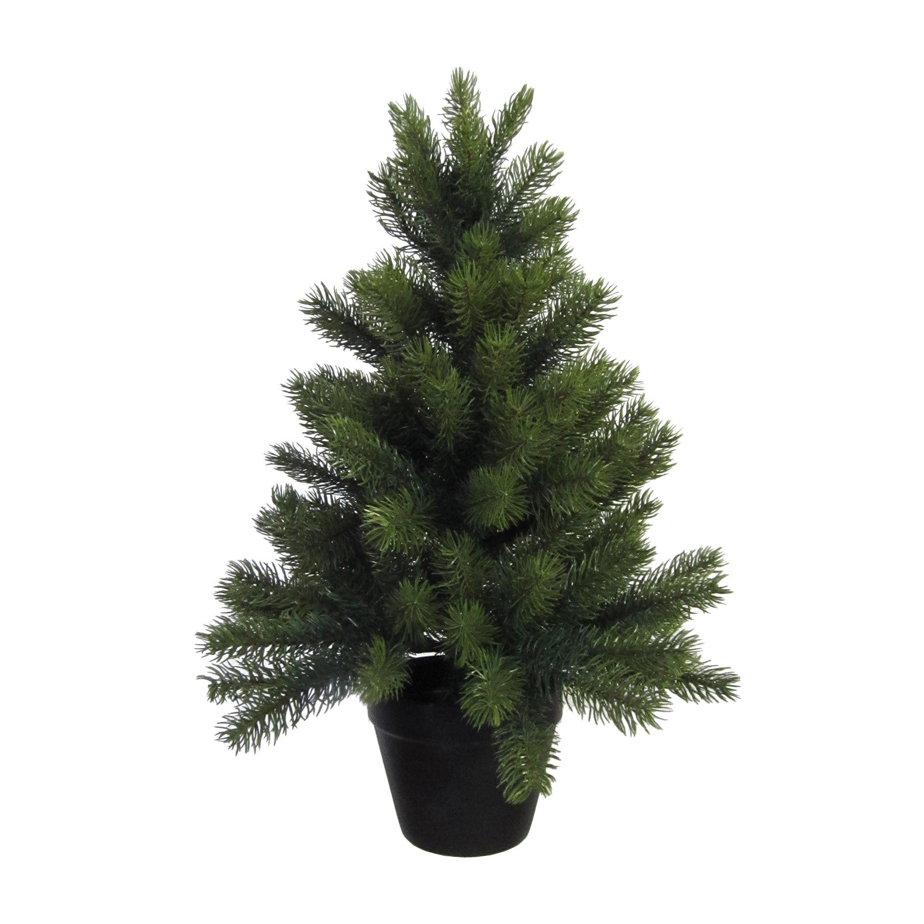 Creativ deco Künstlicher Weihnachtsbaum "Weihnachtsdeko aussen, künstlicher Christbaum, Tannenbaum", mit schwarzem Kunststoff-Topf von Creativ Deco