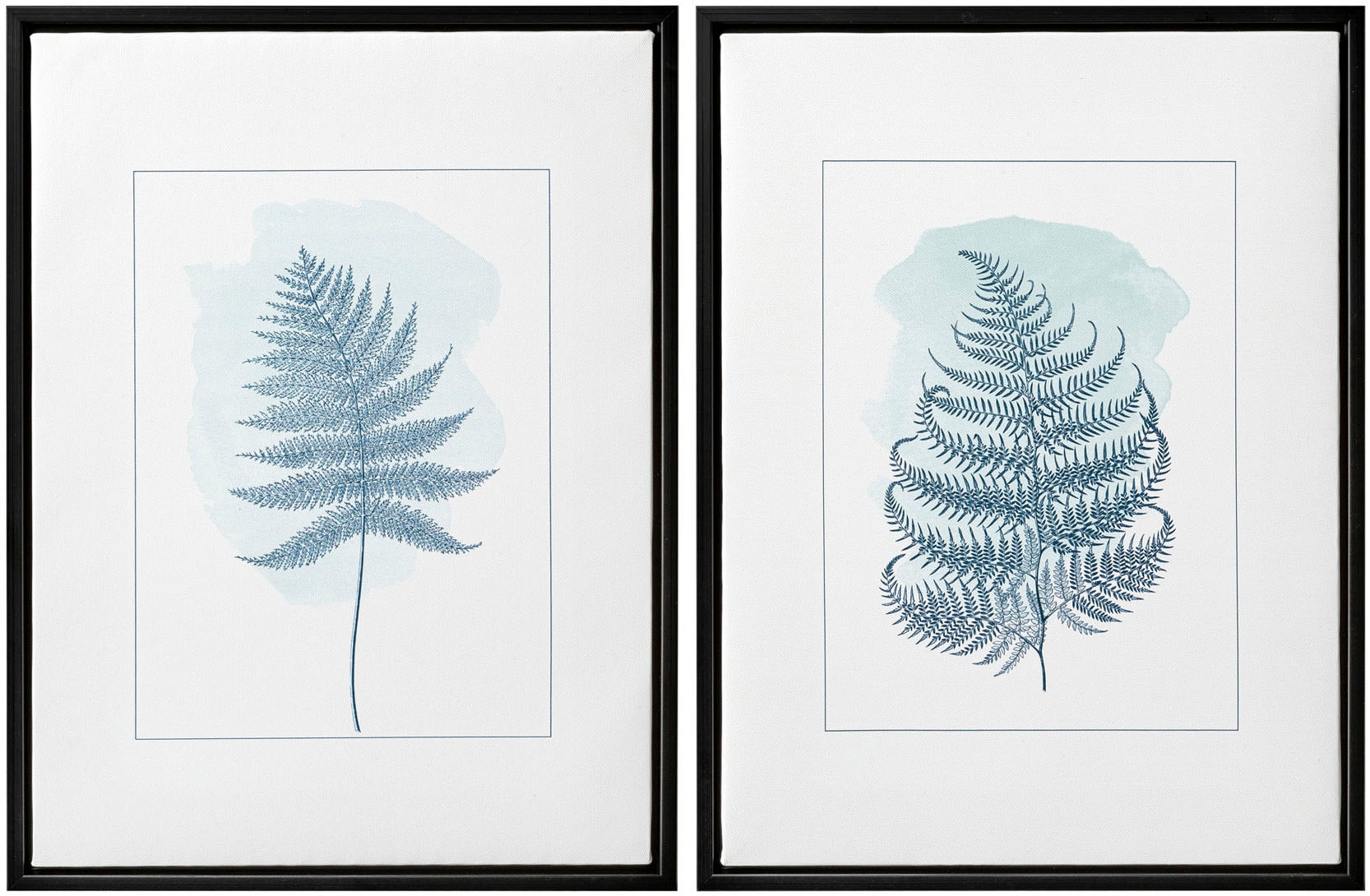 Creativ home Bild mit Rahmen "Deko-Bild FARN" 2 Stk. tlg. von Creativ Home