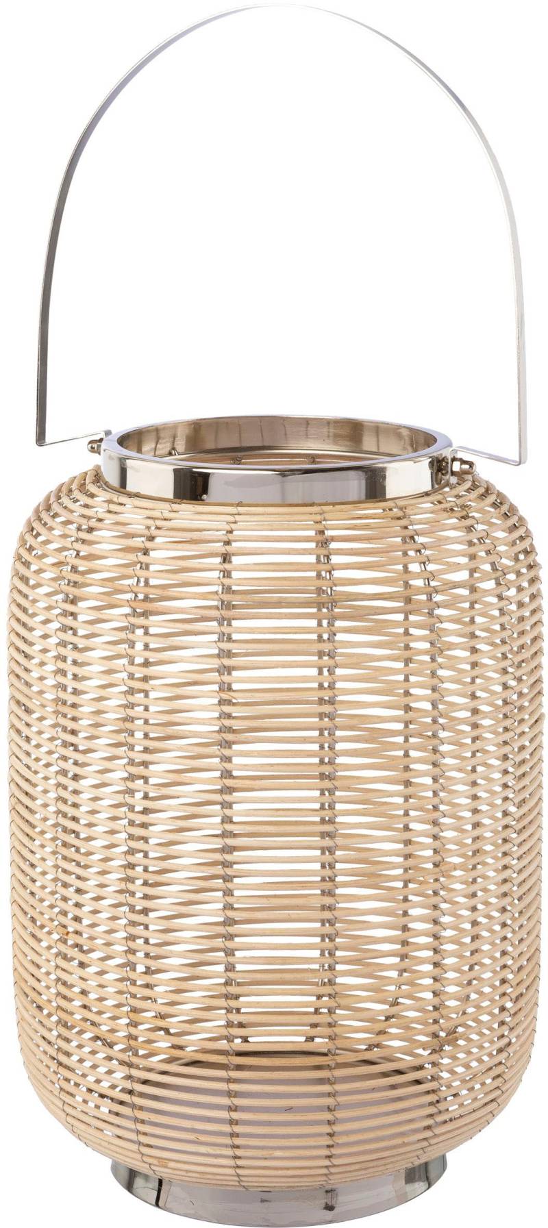 Creativ home Windlicht "Laterne ALEGRE, mit Henkel" Kerzenhalter aus Naturweide von Creativ Home