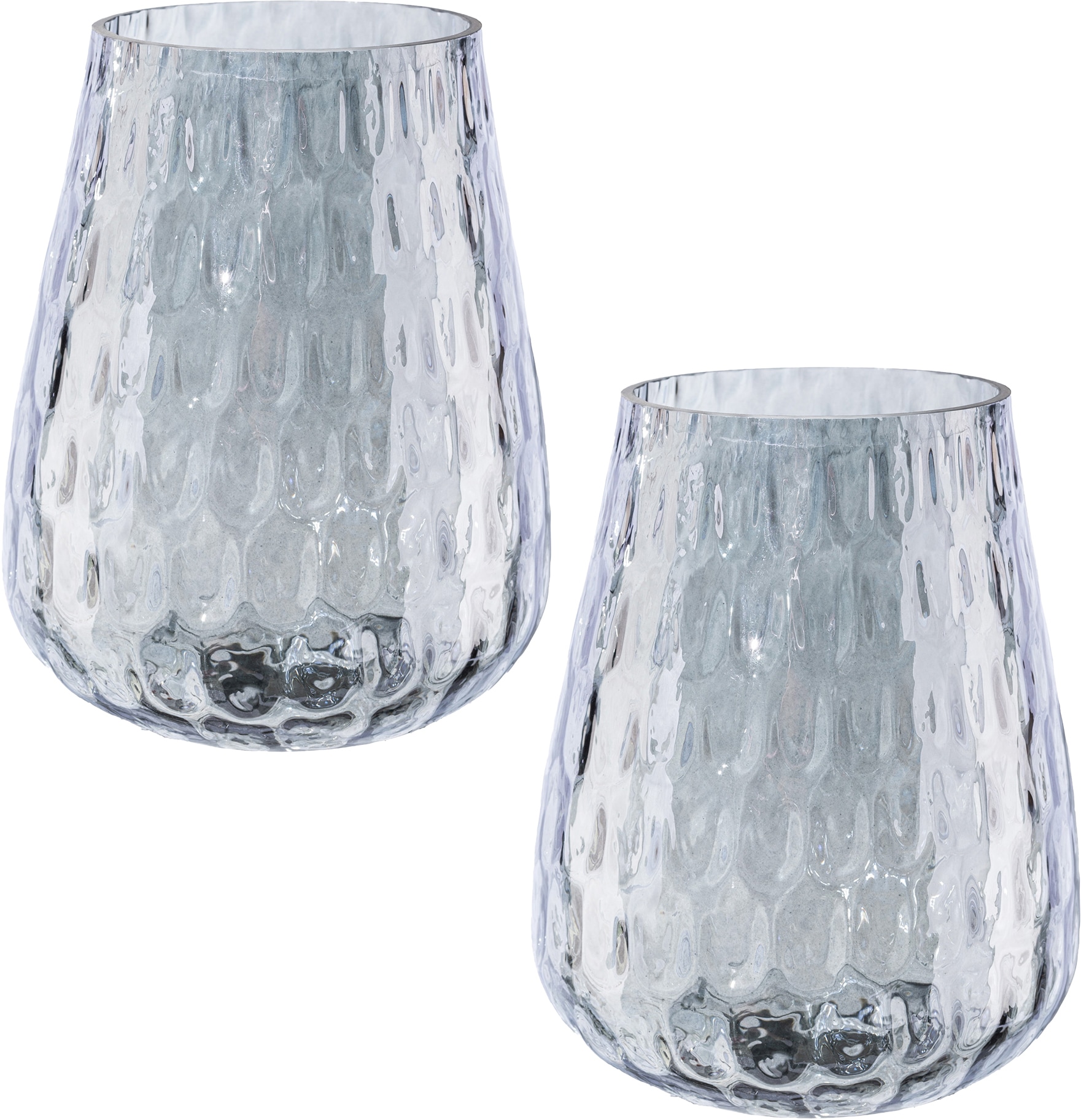Creativ home Windlicht "Weihnachtsdeko", (Set, 2 St.), aus Glas von Creativ Home