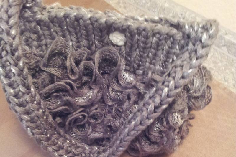 Gestrickte Handtasche Mit Innenfutter von CreativKunst