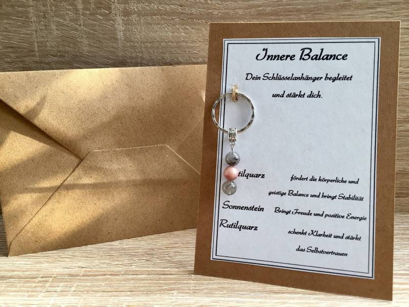 Schlüsselanhänger Kristall Innere Balance Edelstein Schlüsselring, Support Steine Geschenk, Spirituelles Makramee Schlüsselanhänger Kristall Innere Balance Edelstein Schlüsselring, Support Steine Geschenk, Spirituelles Makramee von CreativStore83