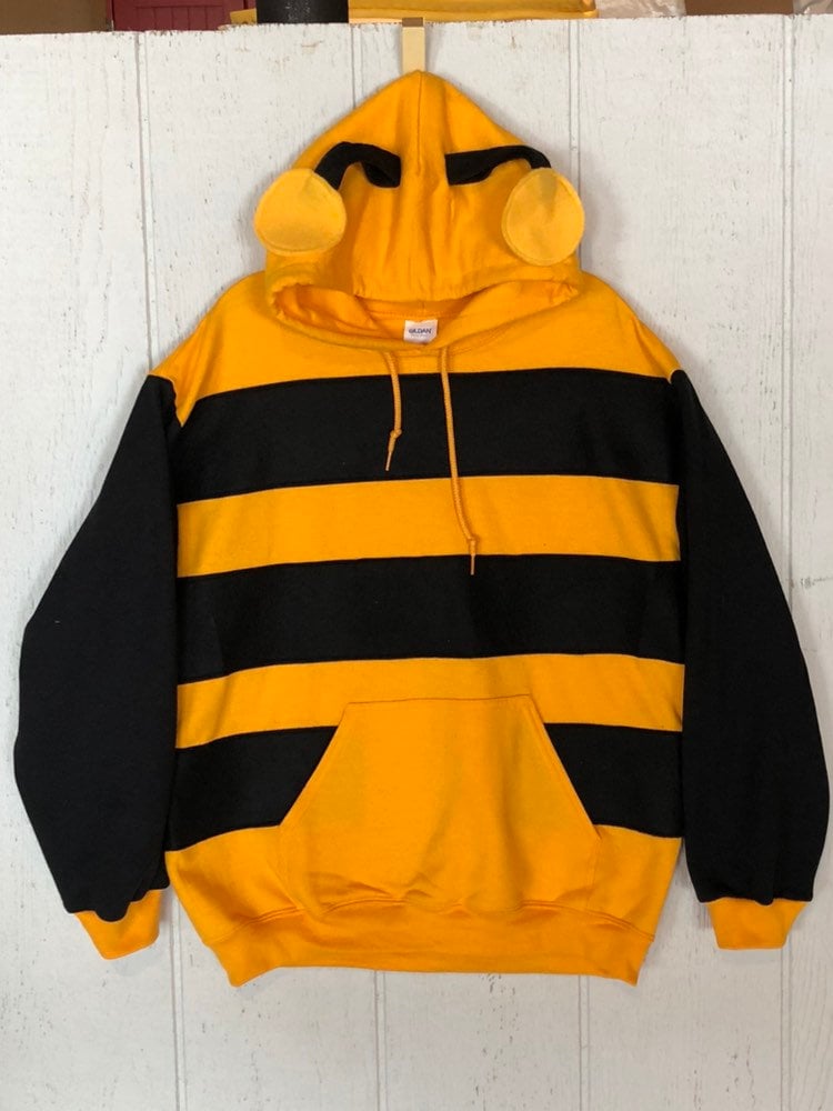 Bumble Bee Kapuzenpullover, Bienen Hoodie, Gelb Mit Schwarzen Streifen, Unisex Fun Shirt Für Erwachsene Bumble Bee Kapuzenpullover, Bienen Hoodie, Gelb Mit Schwarzen Streifen, Unisex Fun Shirt Für Erwachsene von CreativeCallipipper