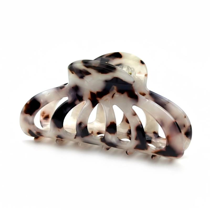 8 cm Durchbrochene Krabben-Haarspange, Schildkrötenmuster, Aus Acetat von CreativeCornerParis