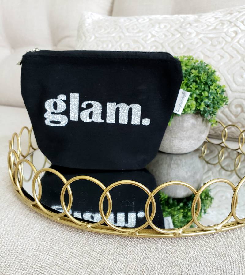 Glam Make-Up Tasche Kosmetiktasche Dusche Gunsten Brautparty Geschenk Bereit, Hochzeitsfeier Geburtstagsgeschenk Weihnachtsgeschenk Lehrer von CreativeDesignsByJD